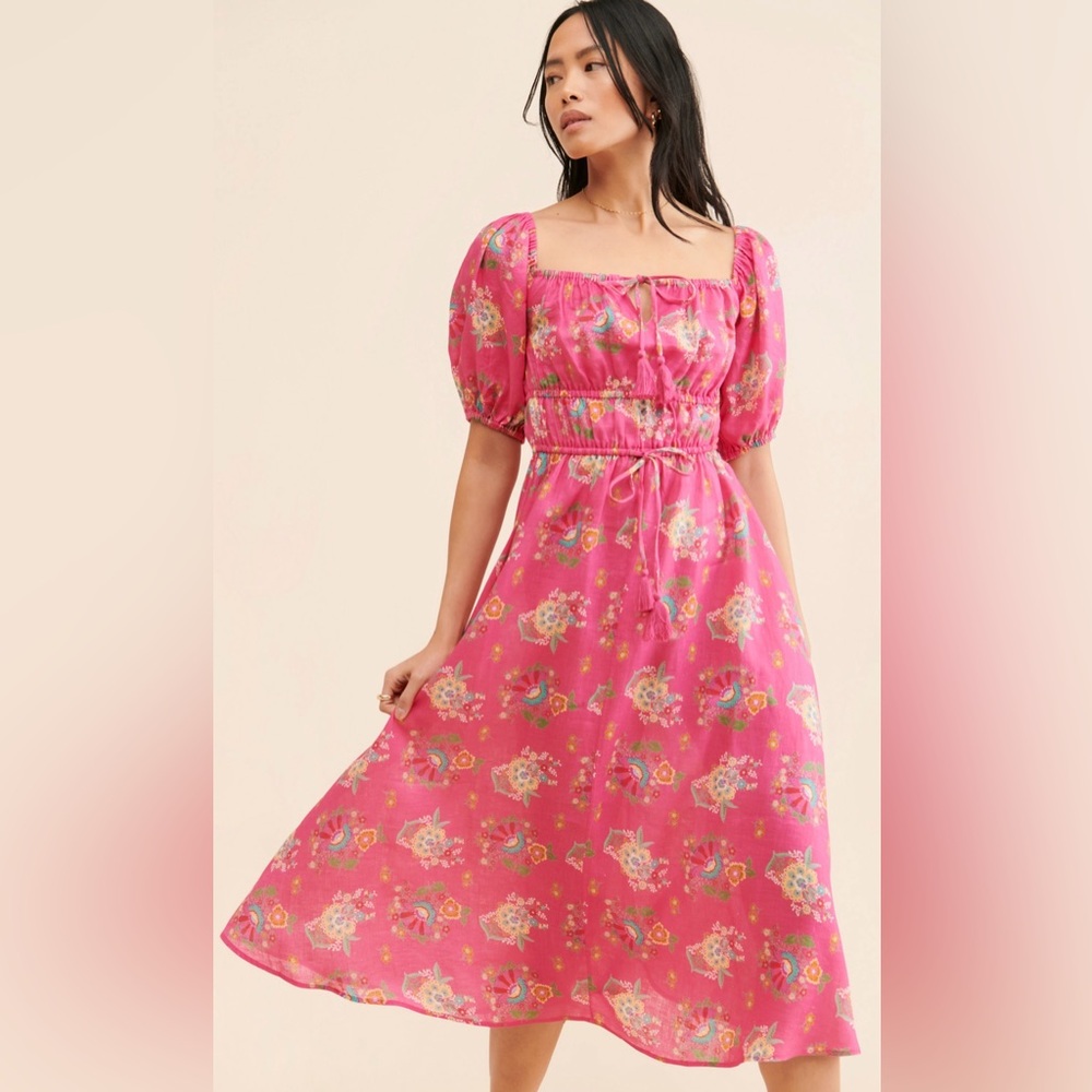Solstice Linen Soiree Dress size L